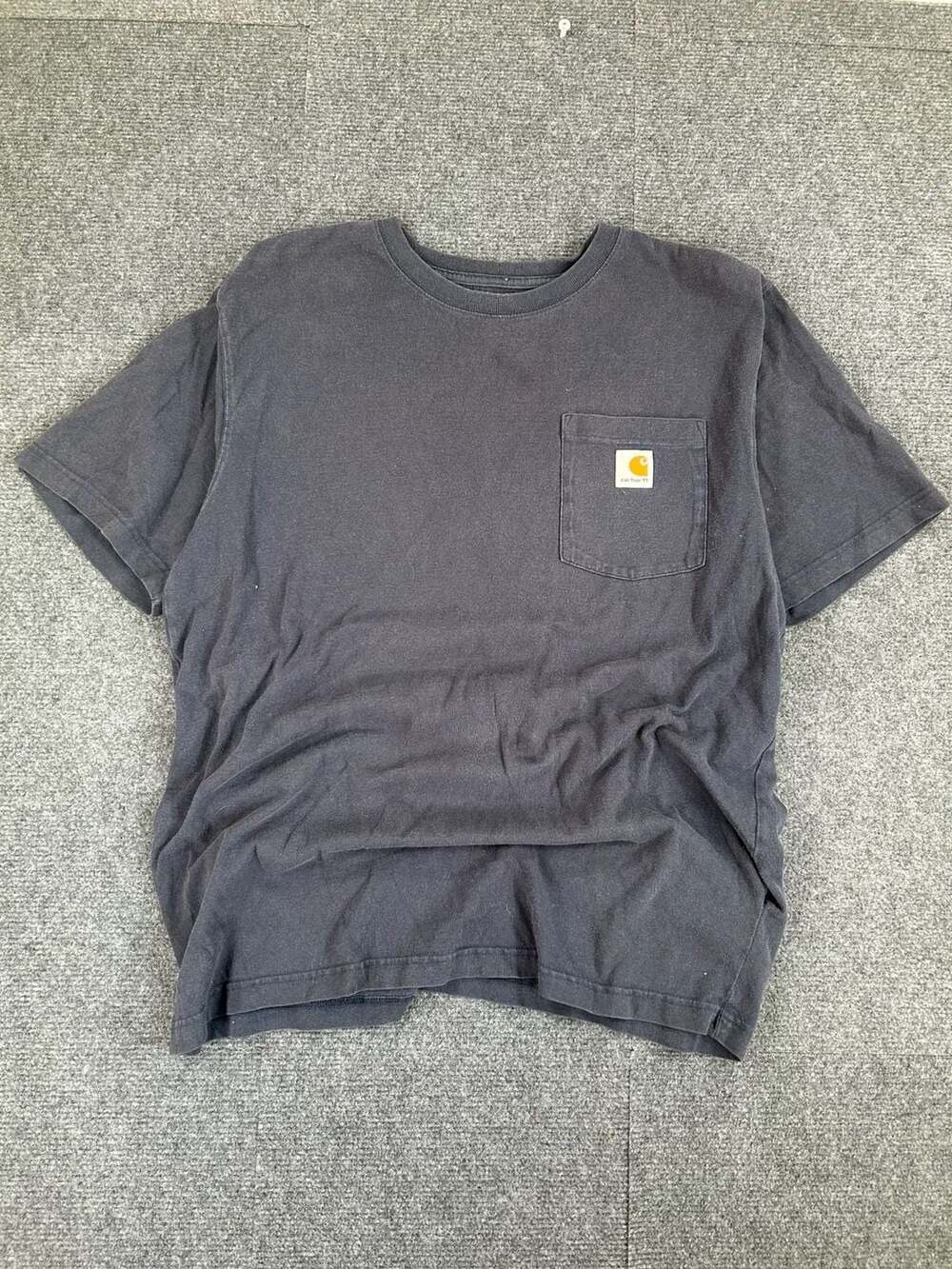 Carhartt Pocket T-Shirt Size M Black Original Fit